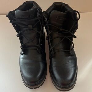 Hawke & Co Black Men's Leather Boots